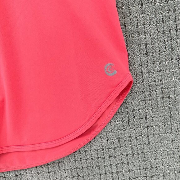 Calme By Johnny Was Tank Top Womens Size S Coral Sleeveless Racerback Mesh - Picture 4 of 7